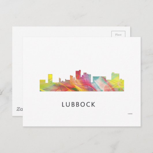 LUBBOCK, TEXAS WB1 - BRIEFKAART (Voorkant / Achterkant)