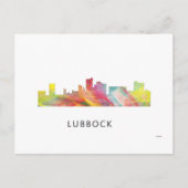 LUBBOCK, TEXAS WB1 - BRIEFKAART (Voorkant)