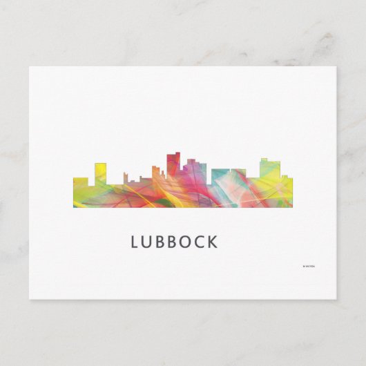 LUBBOCK, TEXAS WB1 - BRIEFKAART (Voorkant)
