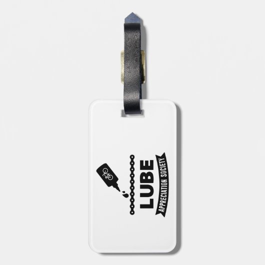 Lube Appreciation Society Fietsen Bagagelabel (Achterkant verticaal)