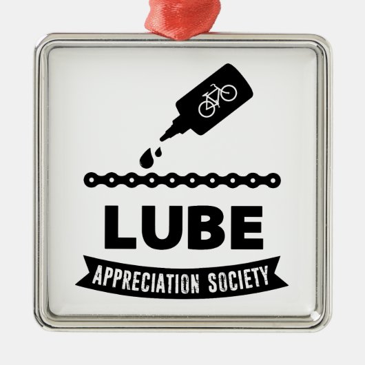 Lube Appreciation Society Fietsen Metalen Ornament (Voorkant)