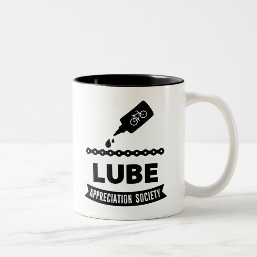 Lube Appreciation Society Fietsen Tweekleurige Koffiemok (Rechts)