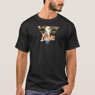 Lubec Maine Beach ME Beach Us Cities Summer T-shirt