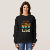 Lubec Maine Beach ME Beach Us Cities Summer Trui (Voorkant volledig)