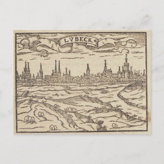 Lübeck Briefkaart (Voorkant)