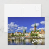 Lübeck, Duitsland Briefkaart (Voorkant / Achterkant)