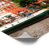 Lubeck Duitsland foto van cityscape Poster (Hoek)