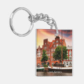 Lubeck Duitsland foto van cityscape Sleutelhanger (Voorkant Links)