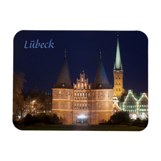 Lübeck foto magneet (Horizontaal)