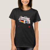 Lübeck Girl - Lübeck Boarding Pass - Lübeck Premiu T-shirt (Voorkant)