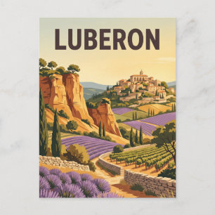 Luberon Regionaal Natuurpark Frankrijk Briefkaart