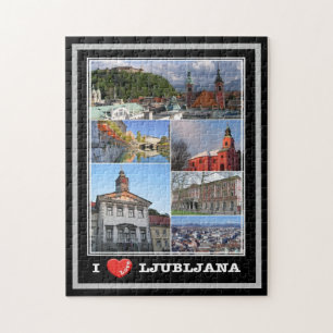 Lubiana - Slovenië - I Love - Legpuzzel