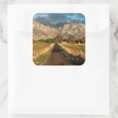 Lubken Canyon Road Vierkante Sticker (Tas)