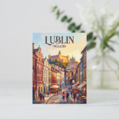 Lublin Polen Briefkaart (Staand voorkant)