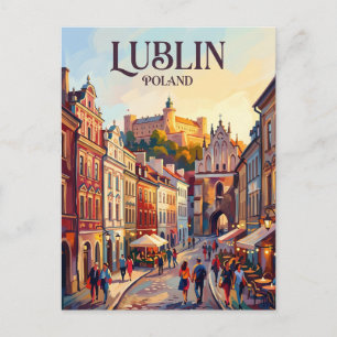 Lublin Polen Briefkaart