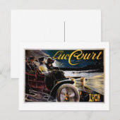 Luc Court -  automatische reclame Briefkaart (Voorkant / Achterkant)