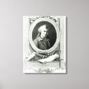 Luc de Clapiers Marquis van Vauvenbetoogt Canvas Afdruk
