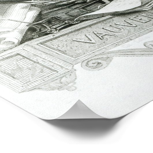 Luc de Clapiers Marquis van Vauvenbetoogt Poster (Hoek)