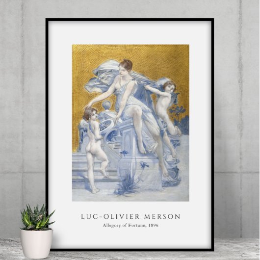 Luc-Olivier Merson - Allegory of Fortune (1896) Poster
