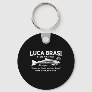 Luca Brasi Vis Markt De Peetvader Est 1945 Vis Sleutelhanger