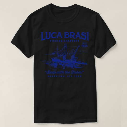 Luca Brasi Vischarters T-shirt (Design voorkant)