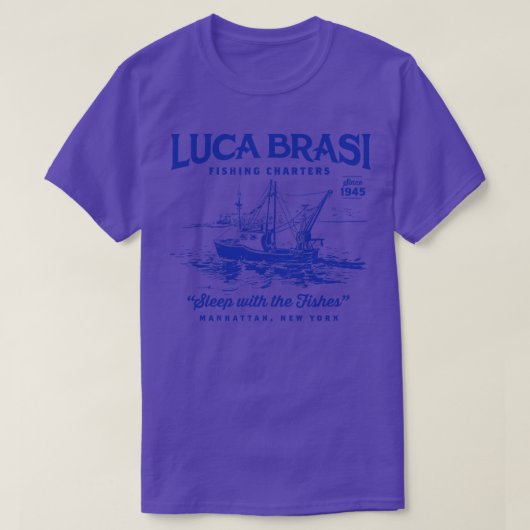 Luca Brasi Vist Charters T-shirt (Design voorkant)