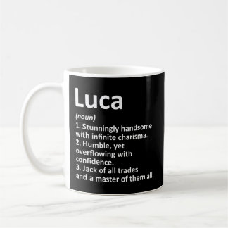 Luca Definitie Gepersonaliseerde naam Koffiemok