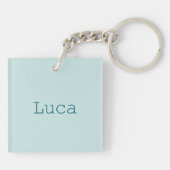 Luca in japanese kanji sleutelhanger (Achterkant)