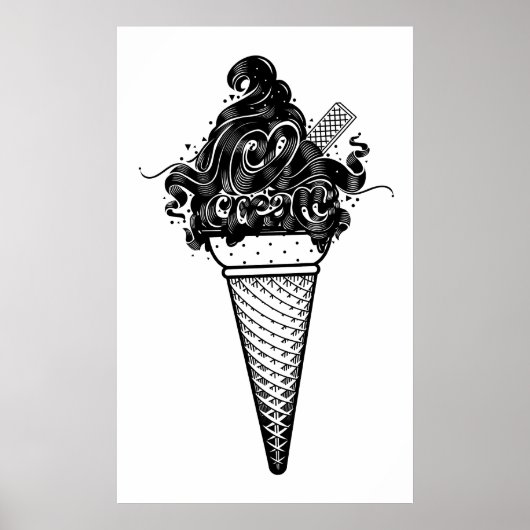 Luca Ionescu "Ice Cream" Poster (Voorkant)