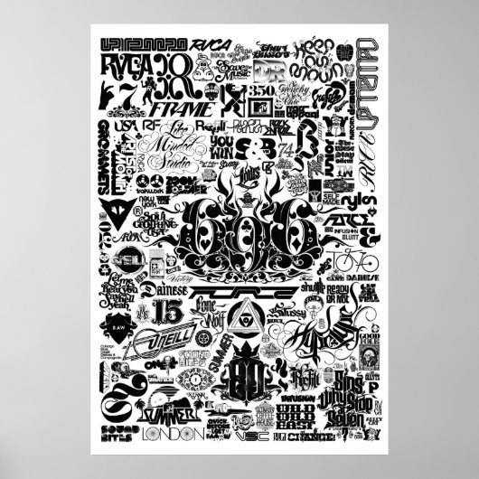 Luca Ionescu "Logo History" Poster (Voorkant)