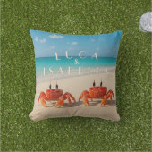 Luca & Isabella – Persoonlijk Outdoor Kussen (Gras)
