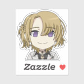 Luca Kaneshiro Chibi Lachende Sticker (Vel)