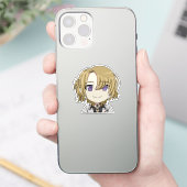Luca Kaneshiro Chibi Lachende Sticker (Telefoon)