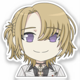 Luca Kaneshiro Chibi Lachende Sticker