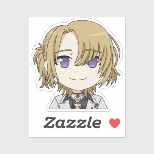 Luca Kaneshiro Chibi Smiling Sticker (Vel)