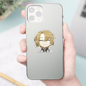Luca Kaneshiro Lachende Chibi Sticker (Telefoon)