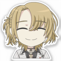 Luca Kaneshiro Lachende Chibi Sticker