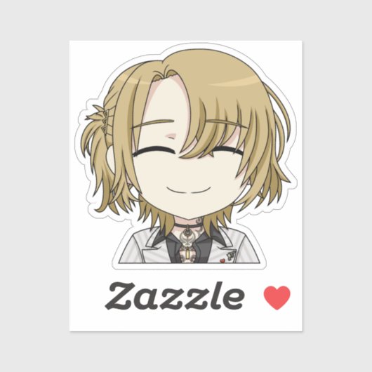 Luca Kaneshiro Smiling Chibi Sticker (Vel)