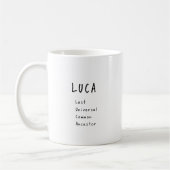 LUCA: Last Universal Common Ancestor Mug Koffiemok (Links)