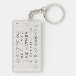 "Luca Pacioli - De vader van de boekhouding" Sleutelhanger