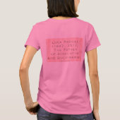 "Luca Pacioli - De vader van de boekhouding" T-shirt (Achterkant)