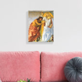 Luca Signorelli: Christus en de twijfelende Thomas Canvas Afdruk (Insitu (Woonkamer))