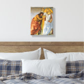 Luca Signorelli: Christus en de twijfelende Thomas Canvas Afdruk (Insitu (Slaapkamer))