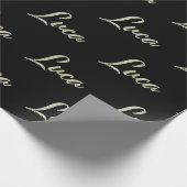 Luca Vorname Name edles Geschenkpapier Papier (Hoek)
