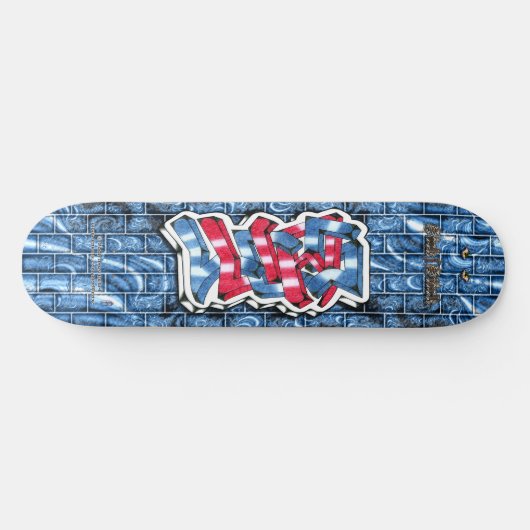 Lucas 03 ~ Custom Graffiti Art Pro Skateboard (Horizontaal)