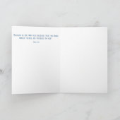 Lucas 1:45, Dahlia Flower, Bijbelverzen Moederdag Feestdagen Kaart (Binnen)