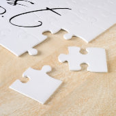 Lucas 2:10-11 Poinsettia Kerstmis Schrift Legpuzzel (Zijkant)