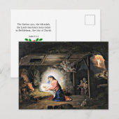 Lucas 2-11, Kerstmis geschrift, Briefkaart (Voorkant / Achterkant)