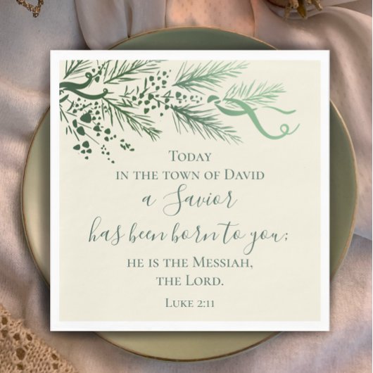 Lucas 2:11 Schriftgedeelte Aangepaste moderne denn Servet