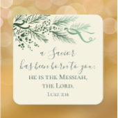 Lucas 2:11 Schriftgedeelte Aangepaste moderne denn Vierkante Sticker